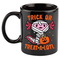 Trick or Treat A Lotl Axolotl Halloween Costume 11oz C Handle Ceramic Mug