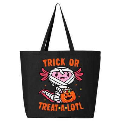 Trick or Treat A Lotl Axolotl Halloween Costume 25L Jumbo Tote