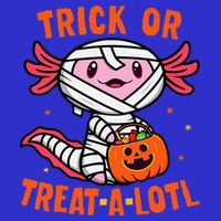 Trick or Treat A Lotl Axolotl Halloween Costume 16 in Basic Backpack