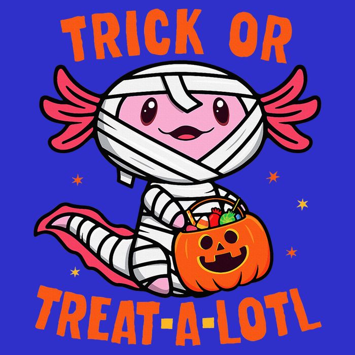 Trick or Treat A Lotl Axolotl Halloween Costume Tank Top