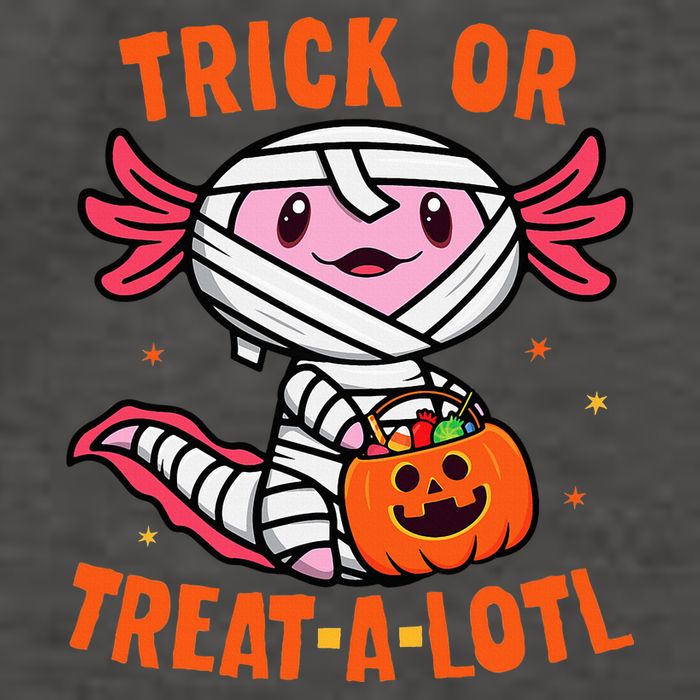 Trick or Treat A Lotl Axolotl Halloween Costume Vector Backpack