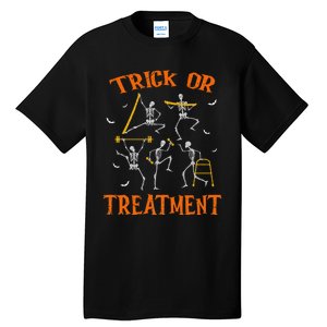 Trick Or Treatment Pt Physical Therapy Therapist Halloween Tall T-Shirt