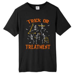 Trick Or Treatment Pt Physical Therapy Therapist Halloween Tall Fusion ChromaSoft Performance T-Shirt