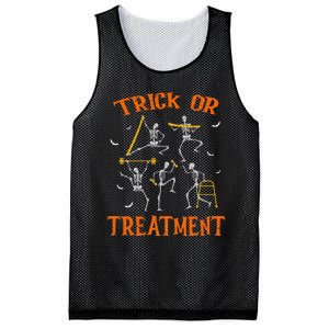 Trick Or Treatment Pt Physical Therapy Therapist Halloween Mesh Reversible Basketball Jersey Tank