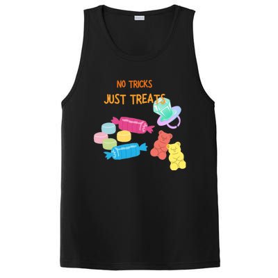 Trick Or Treat Halloween No Tricks Just Treats Great Gift PosiCharge Competitor Tank