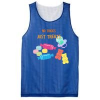 Trick Or Treat Halloween No Tricks Just Treats Great Gift Mesh Reversible Basketball Jersey Tank