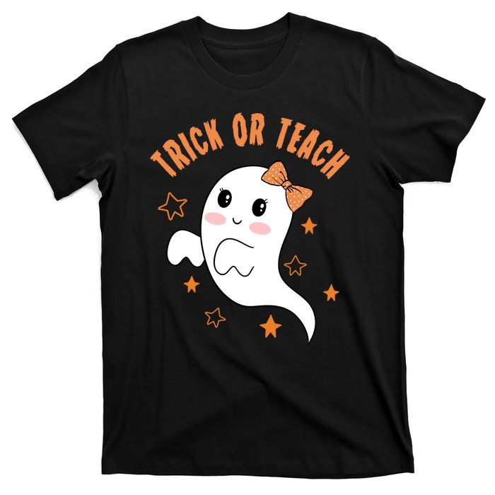 Trick Or Teach Cute Halloween Teacher T-Shirt