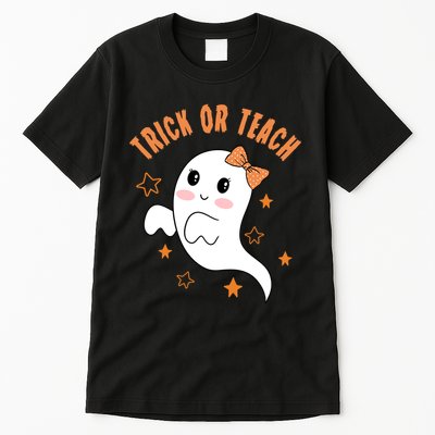 Trick Or Teach Cute Halloween Teacher Tall T-Shirt