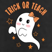 Trick Or Teach Cute Halloween Teacher 11oz C Handle Ceramic Mug