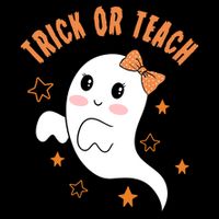 Trick Or Teach Cute Halloween Teacher Baby Bodysuit
