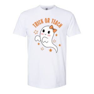 Trick Or Teach Cute Halloween Teacher Softstyle CVC T-Shirt