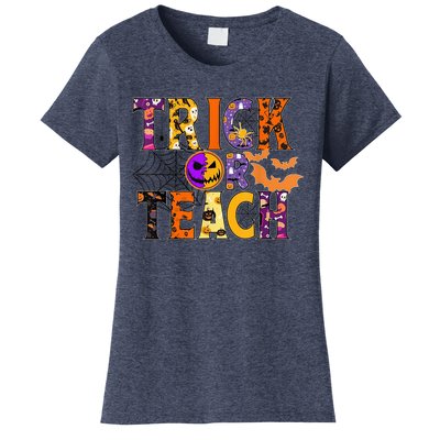 Trick Or Teach Funny Teacher Halloween Costume Wo  Women's T-Shirt