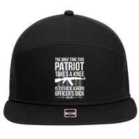 The only time this patriot takes a knee is to suck a hero 7 Panel Mesh Trucker Snapback Hat