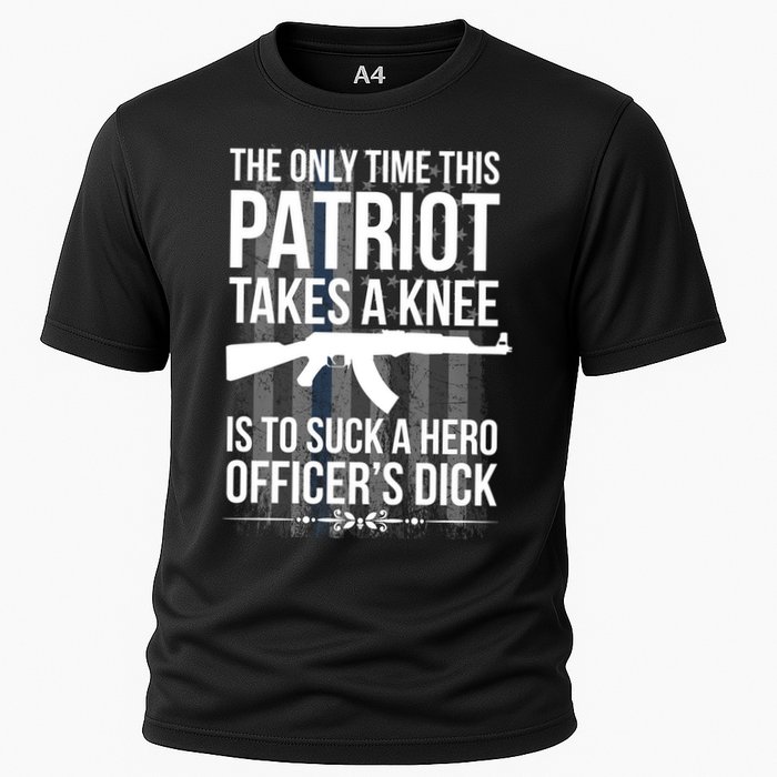 The only time this patriot takes a knee is to suck a hero Performance Shirt