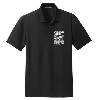 The only time this patriot takes a knee is to suck a hero Dry Zone Grid Polo