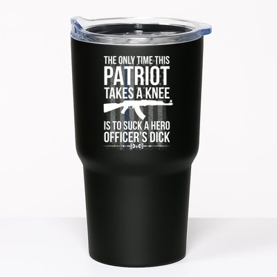 The only time this patriot takes a knee is to suck a hero Tumbler
