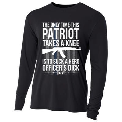 The only time this patriot takes a knee is to suck a hero Cooling Performance Long Sleeve Crew