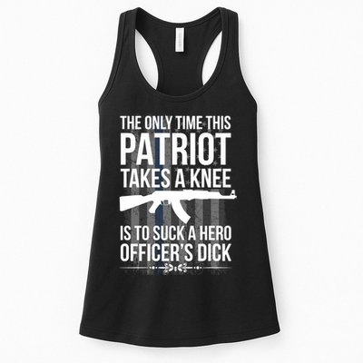 The only time this patriot takes a knee is to suck a hero Womens Tank Top