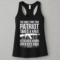 The only time this patriot takes a knee is to suck a hero Womens Tank Top