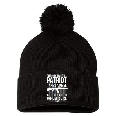 The only time this patriot takes a knee is to suck a hero Pom Pom 12in Knit Beanie