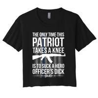 The only time this patriot takes a knee is to suck a hero Crop Top