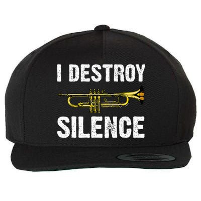 Trumpeter Orchestra Wool Snapback Cap