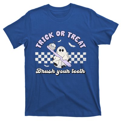 Trick Or Treat Brush Your Teeth Dentist Halloween Costume Great Gift T-Shirt