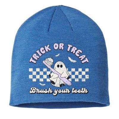 Trick Or Treat Brush Your Teeth Dentist Halloween Costume Great Gift Sustainable Beanie