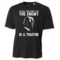 The Only Thing Worse Than The Enemy Is A Traitor Cooling Performance Crew T-Shirt