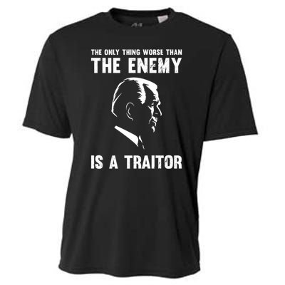 The Only Thing Worse Than The Enemy Is A Traitor Cooling Performance Crew T-Shirt