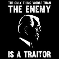 The Only Thing Worse Than The Enemy Is A Traitor Bucket Hat