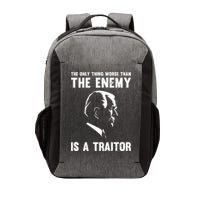 The Only Thing Worse Than The Enemy Is A Traitor Vector Backpack