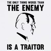 The Only Thing Worse Than The Enemy Is A Traitor Garment-Dyed Sweatshirt