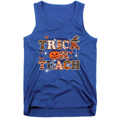 Trick Or Teach Funny Teacher Halloween Costume 2020 Funny Gift Cute Gift Tank Top