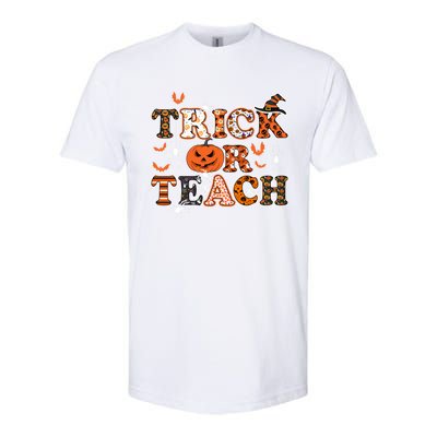 Trick Or Teach Funny Teacher Halloween Costume 2020 Funny Gift Cute Gift Softstyle CVC T-Shirt