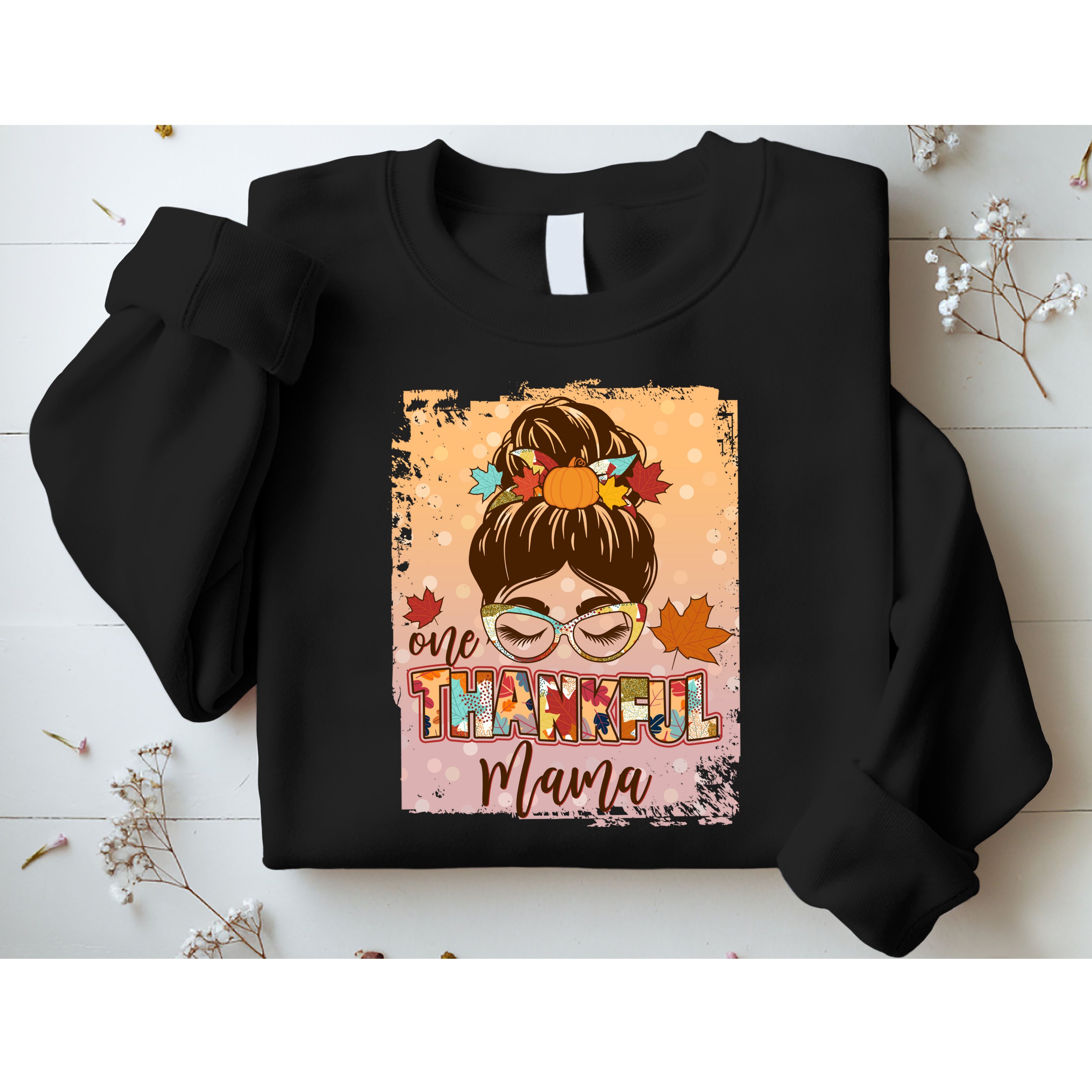 Thanksgiving One Thankful Mama Sweatshirt