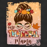Thanksgiving One Thankful Mama 11oz C Handle Ceramic Mug