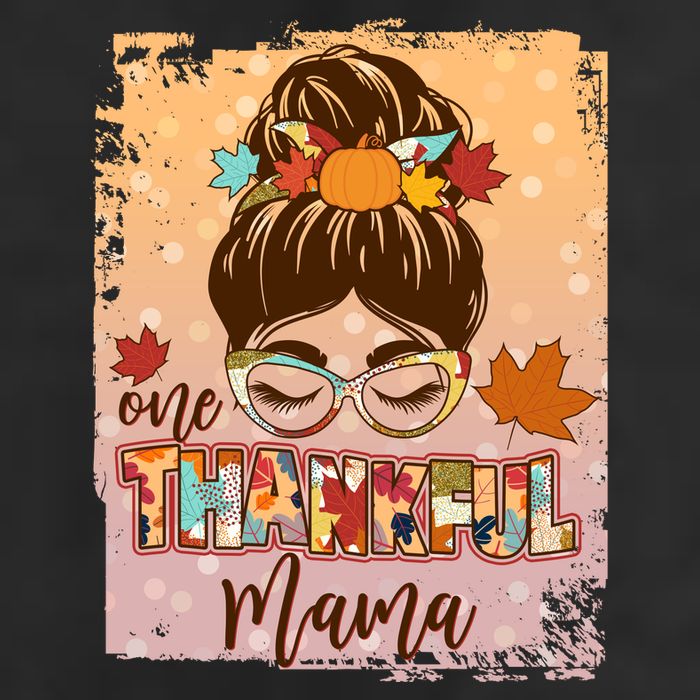 Thanksgiving One Thankful Mama 11oz C Handle Ceramic Mug