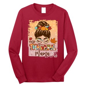 Thanksgiving One Thankful Mama Long Sleeve Shirt