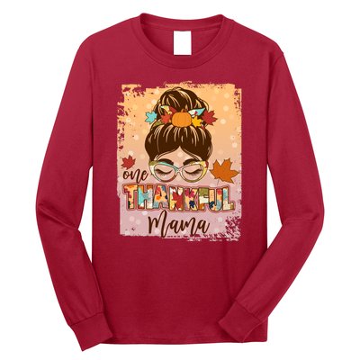 Thanksgiving One Thankful Mama Long Sleeve Shirt