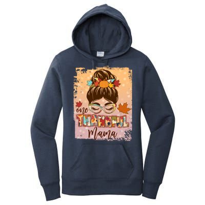 Thanksgiving One Thankful Mama Women's Pullover Hoodie