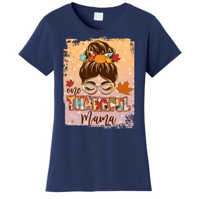 Thanksgiving One Thankful Mama Women's T-Shirt