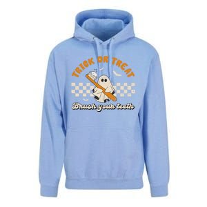 Trick Or Treat Brush Your Teeth Dentist Halloween Costume Cute Gift Unisex Surf Hoodie