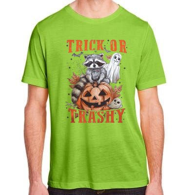 Trick Or Trashy Raccoon Feral Girl Halloween Feral Halloween Adult ChromaSoft Performance T-Shirt