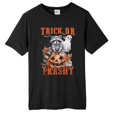 Trick Or Trashy Raccoon Feral Girl Halloween Feral Halloween Tall Fusion ChromaSoft Performance T-Shirt