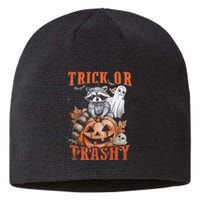 Trick Or Trashy Raccoon Feral Girl Halloween Feral Halloween Sustainable Beanie