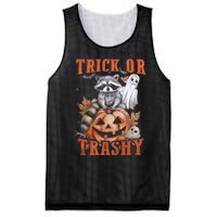 Trick Or Trashy Raccoon Feral Girl Halloween Feral Halloween Mesh Reversible Basketball Jersey Tank