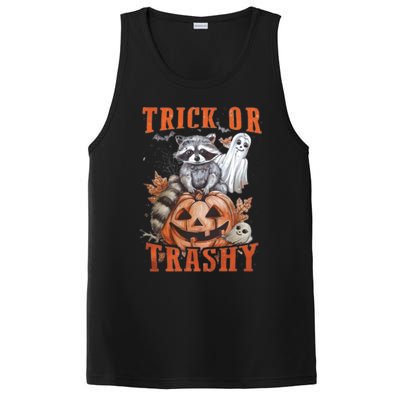 Trick Or Trashy Raccoon Feral Girl Halloween Feral Halloween PosiCharge Competitor Tank