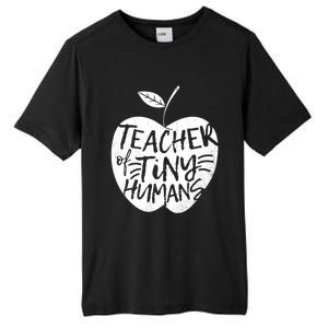 Teacher Of Tiny Hu Funny Preschool Kindergarten Teacher Gift Tall Fusion ChromaSoft Performance T-Shirt