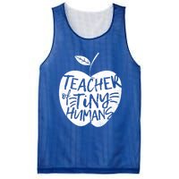 Teacher Of Tiny Hu Funny Preschool Kindergarten Teacher Gift Mesh Reversible Basketball Jersey Tank